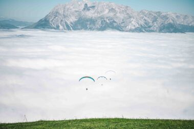 Paragleiten Bischling Anton-Proksch-Haus © Bergbahnen Werfenweng/Home of Content